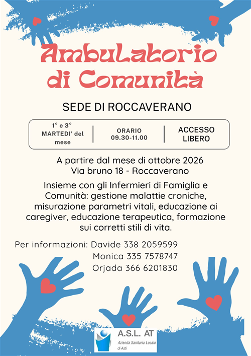 Attivazione nuovo ambulatorio infermieristico