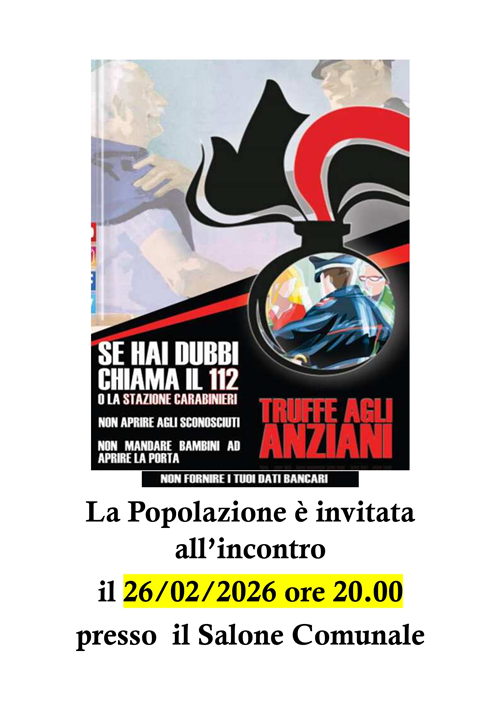 Attenzione alle truffe!