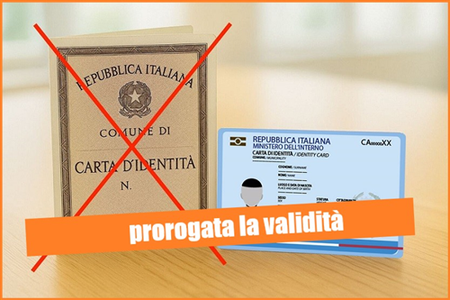 Disposizioni urgenti in materia di efficacia del documento d'identità cartaceo.